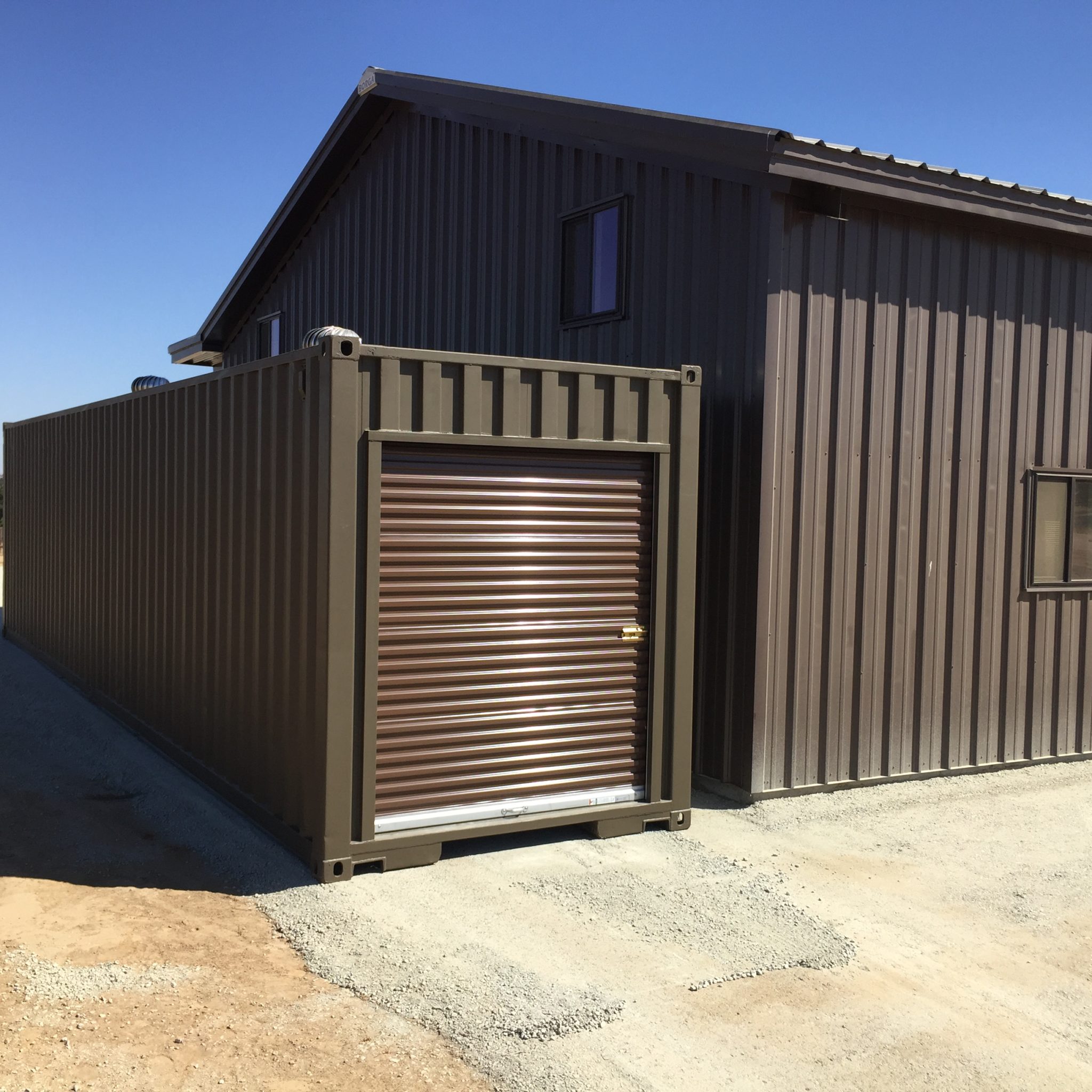 Customized shipping container for storage