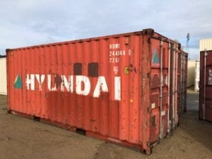 Wind and air tight shipping container